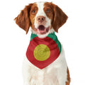 Grunge Bullseye Target Print Dog Bandana