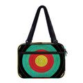 Grunge Bullseye Target Print Double Strap Bible Bag