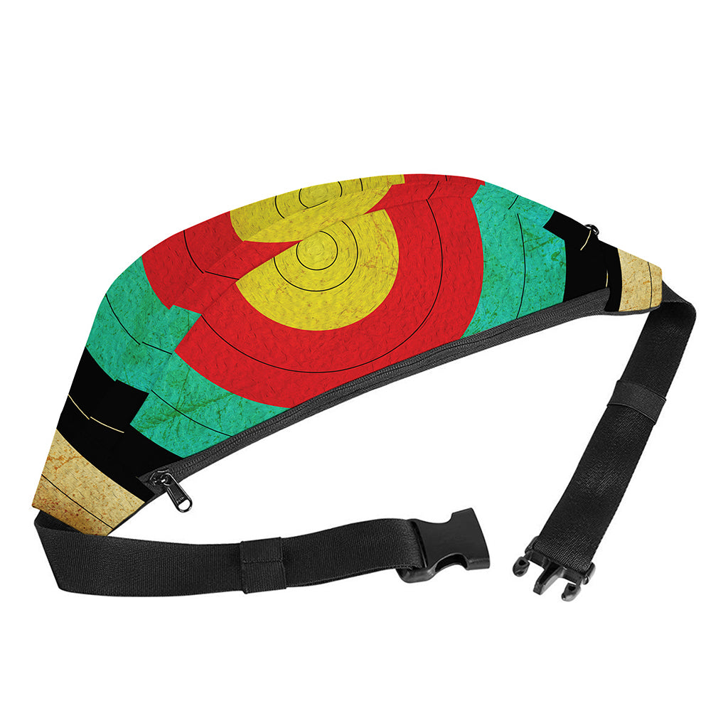 Grunge Bullseye Target Print Fanny Pack