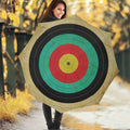 Grunge Bullseye Target Print Foldable Umbrella