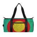 Grunge Bullseye Target Print Gym Bag