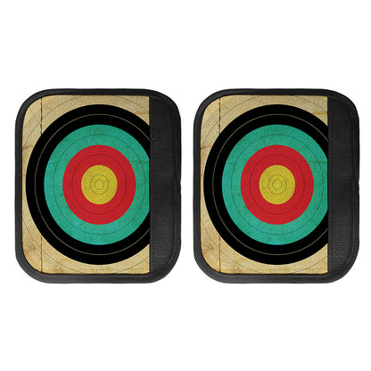 Grunge Bullseye Target Print Handle Covers
