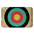 Grunge Bullseye Target Print Indoor Door Mat