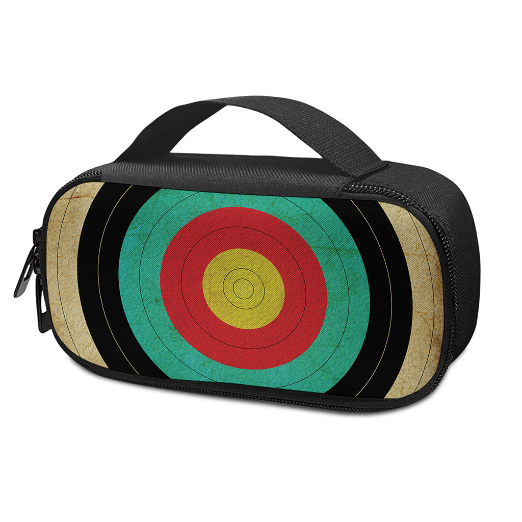 Grunge Bullseye Target Print Insulin Cooler Travel Case