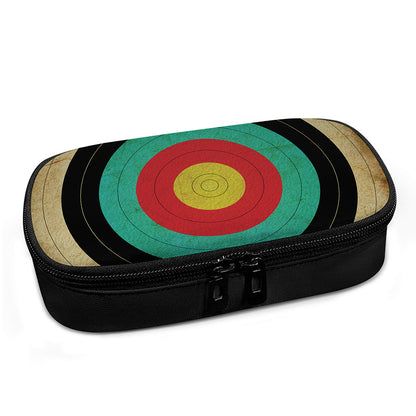 Grunge Bullseye Target Print Insulin Cooler Travel Case