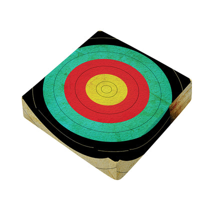 Grunge Bullseye Target Print Outdoor Seat Cushion Cover