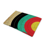 Grunge Bullseye Target Print Pet Cooling Mat Cover