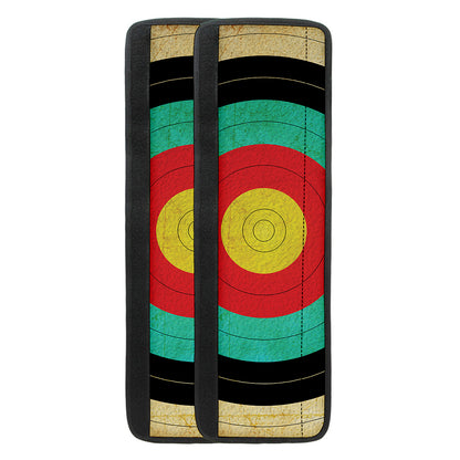 Grunge Bullseye Target Print Refrigerator Handle Covers