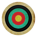 Grunge Bullseye Target Print Round Blanket