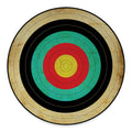 Grunge Bullseye Target Print Round Floor Mat