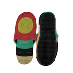 Grunge Bullseye Target Print Slippers