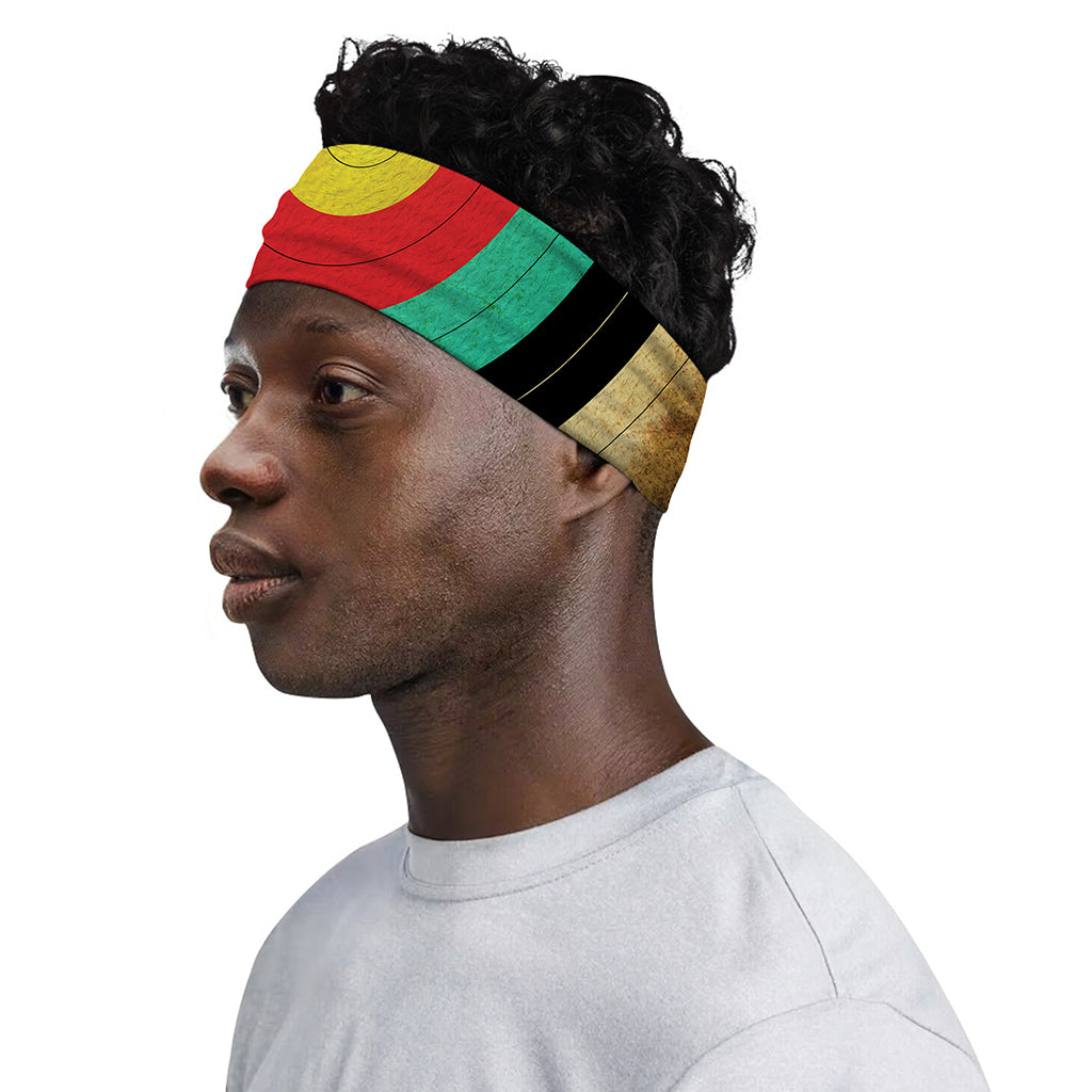 Grunge Bullseye Target Print Sports Headband