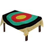 Grunge Bullseye Target Print Tablecloth