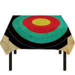 Grunge Bullseye Target Print Tablecloth