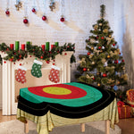 Grunge Bullseye Target Print Tablecloth