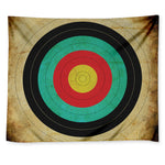 Grunge Bullseye Target Print Tapestry