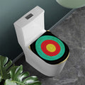 Grunge Bullseye Target Print Toilet Lid Cover