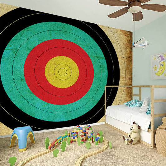 Grunge Bullseye Target Print Wall Sticker