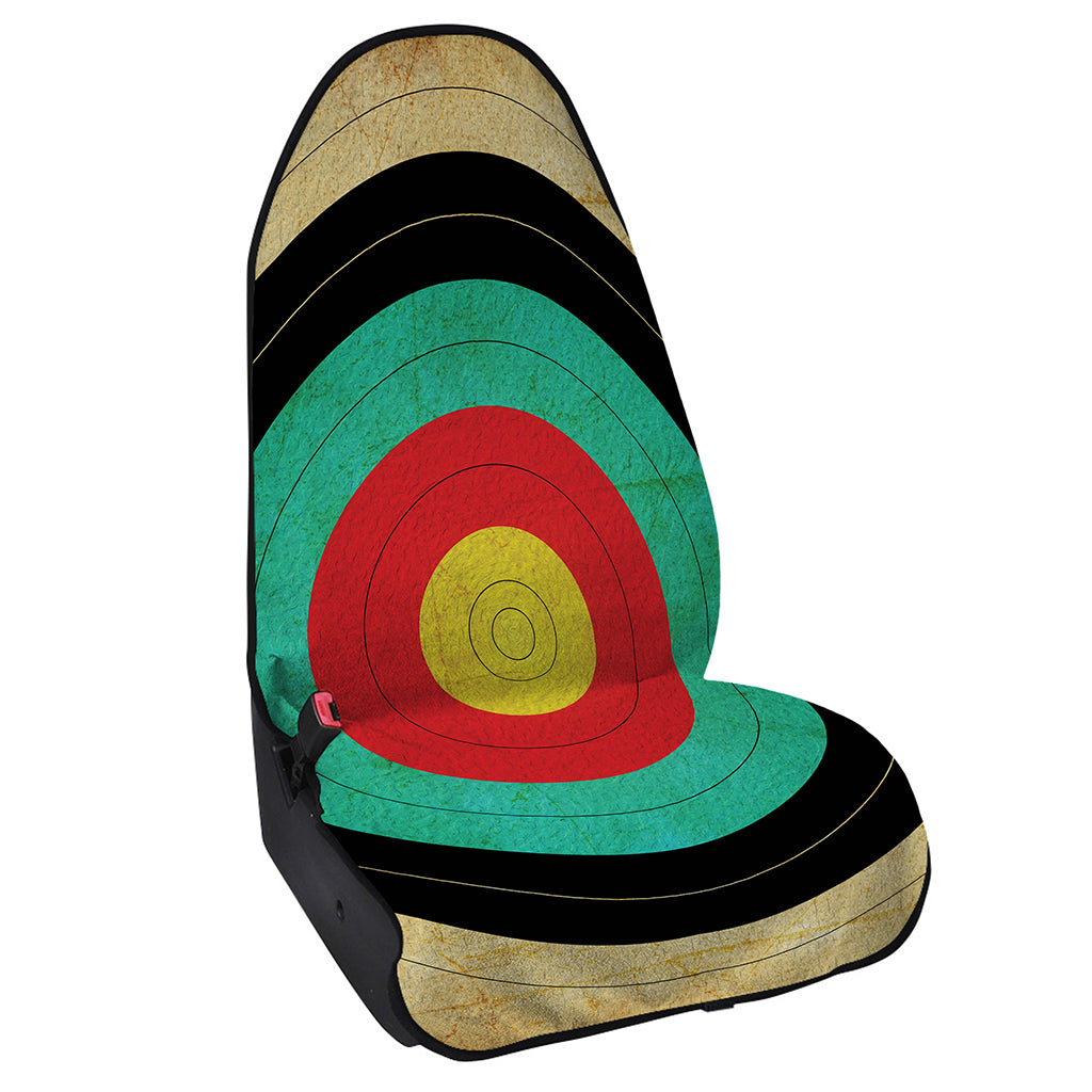 Grunge Bullseye Target Print Waterproof Car Seat Cover