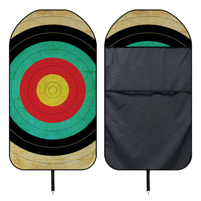 Grunge Bullseye Target Print Waterproof Car Seat Cover