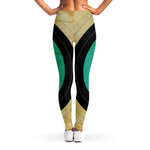 Grunge Bullseye Target Print Women's Leggings