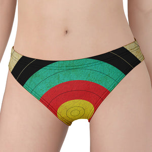 Grunge Bullseye Target Print Women's Panties