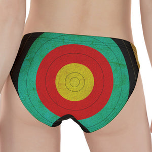 Grunge Bullseye Target Print Women's Panties