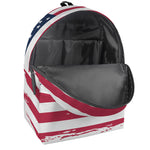 Grunge Flag Of USA Print Backpack