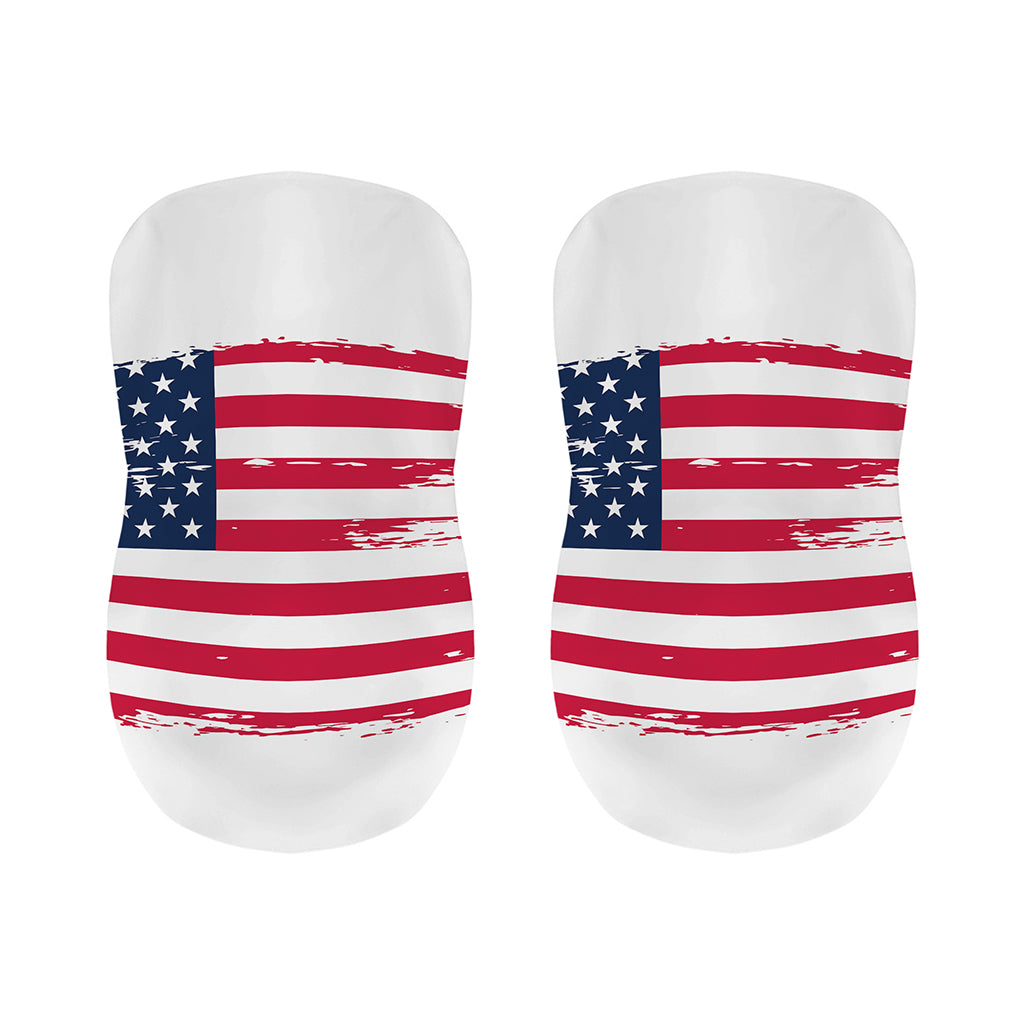 Grunge Flag Of USA Print Bar Stool Covers