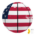 Grunge Flag Of USA Print Basketball