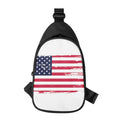Grunge Flag Of USA Print Sling Bag