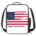 Grunge Flag Of USA Print Crossbody Lunch Bag
