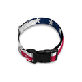 Grunge Flag Of USA Print Dog Collar