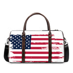 Grunge Flag Of USA Print Duffle Bag