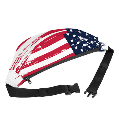 Grunge Flag Of USA Print Fanny Pack