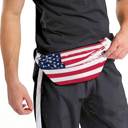 Grunge Flag Of USA Print Fanny Pack