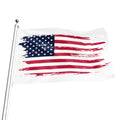 Grunge Flag Of USA Print Flag