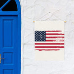 Grunge Flag Of USA Print Garden Flag