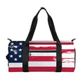 Grunge Flag Of USA Print Gym Bag