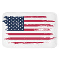 Grunge Flag Of USA Print Indoor Door Mat