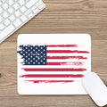 Grunge Flag Of USA Print Mouse Pad