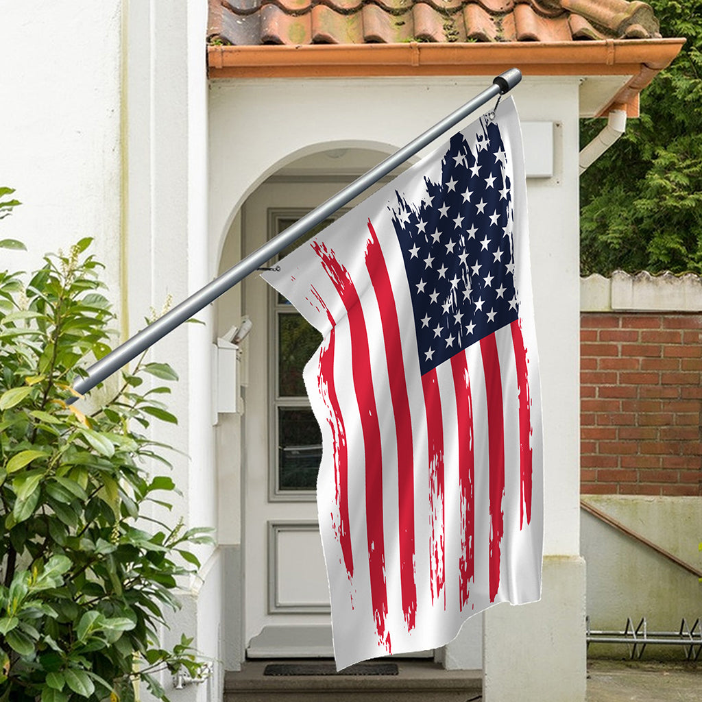 Grunge Flag Of USA Print Polyester Flag