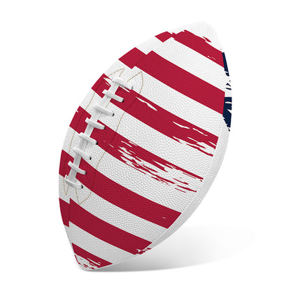 Grunge Flag Of USA Print Rugby Ball