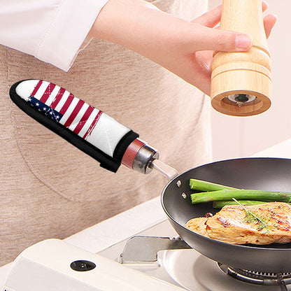 Grunge Flag Of USA Print Skillet Handle Cover