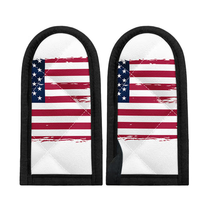 Grunge Flag Of USA Print Skillet Handle Cover
