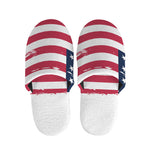 Grunge Flag Of USA Print Slippers
