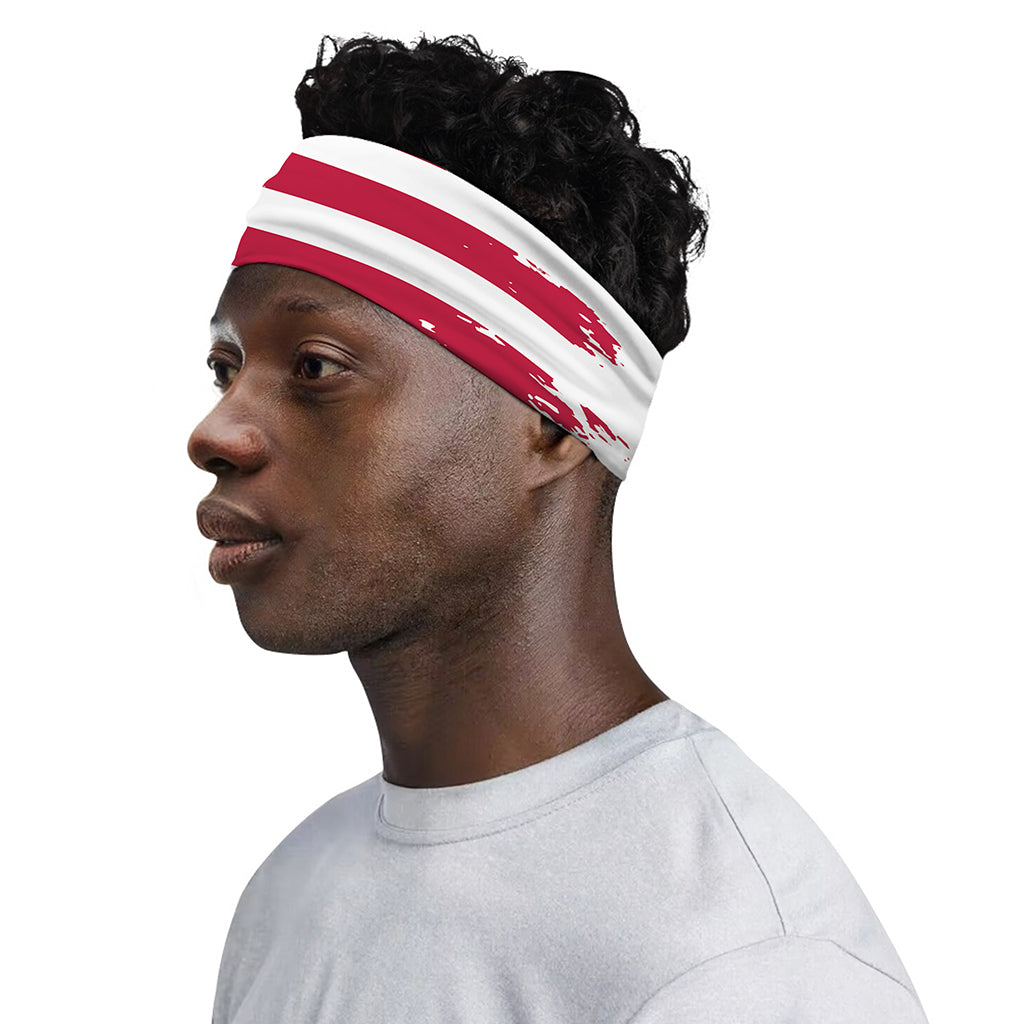 Grunge Flag Of USA Print Sports Headband