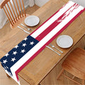Grunge Flag Of USA Print Table Runner