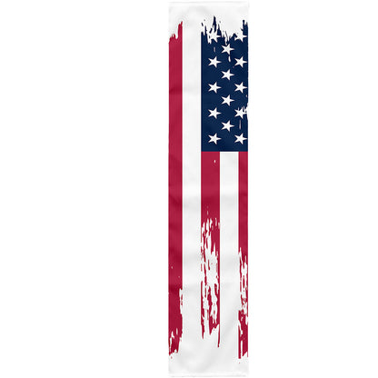 Grunge Flag Of USA Print Table Runner