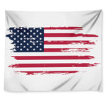 Grunge Flag Of USA Print Tapestry